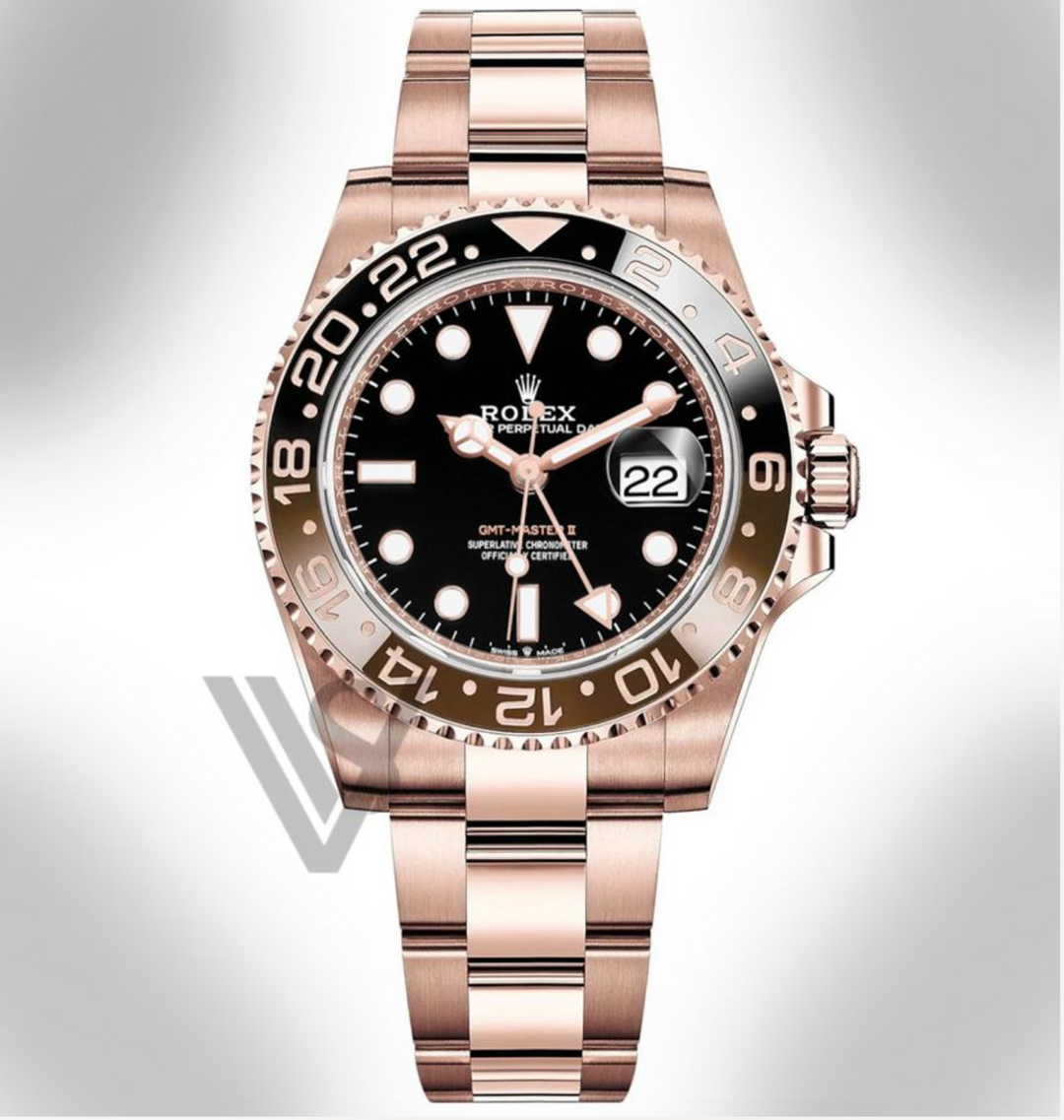 Brand New Rolex - GMT Master II - 40mm Root Beer Stainless Steel Oyster Bracelet (Copy)