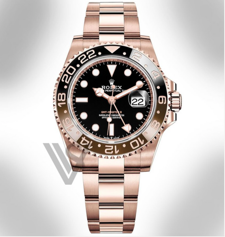Brand New Rolex - GMT Master II - 40mm Root Beer Stainless Steel Oyster Bracelet (Copy)