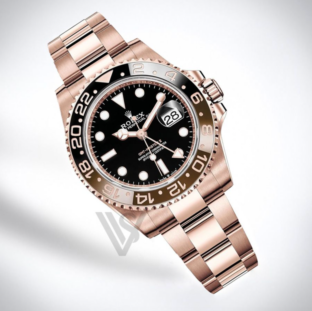 Brand New Rolex - GMT Master II - 40mm Root Beer Stainless Steel Oyster Bracelet (Copy)
