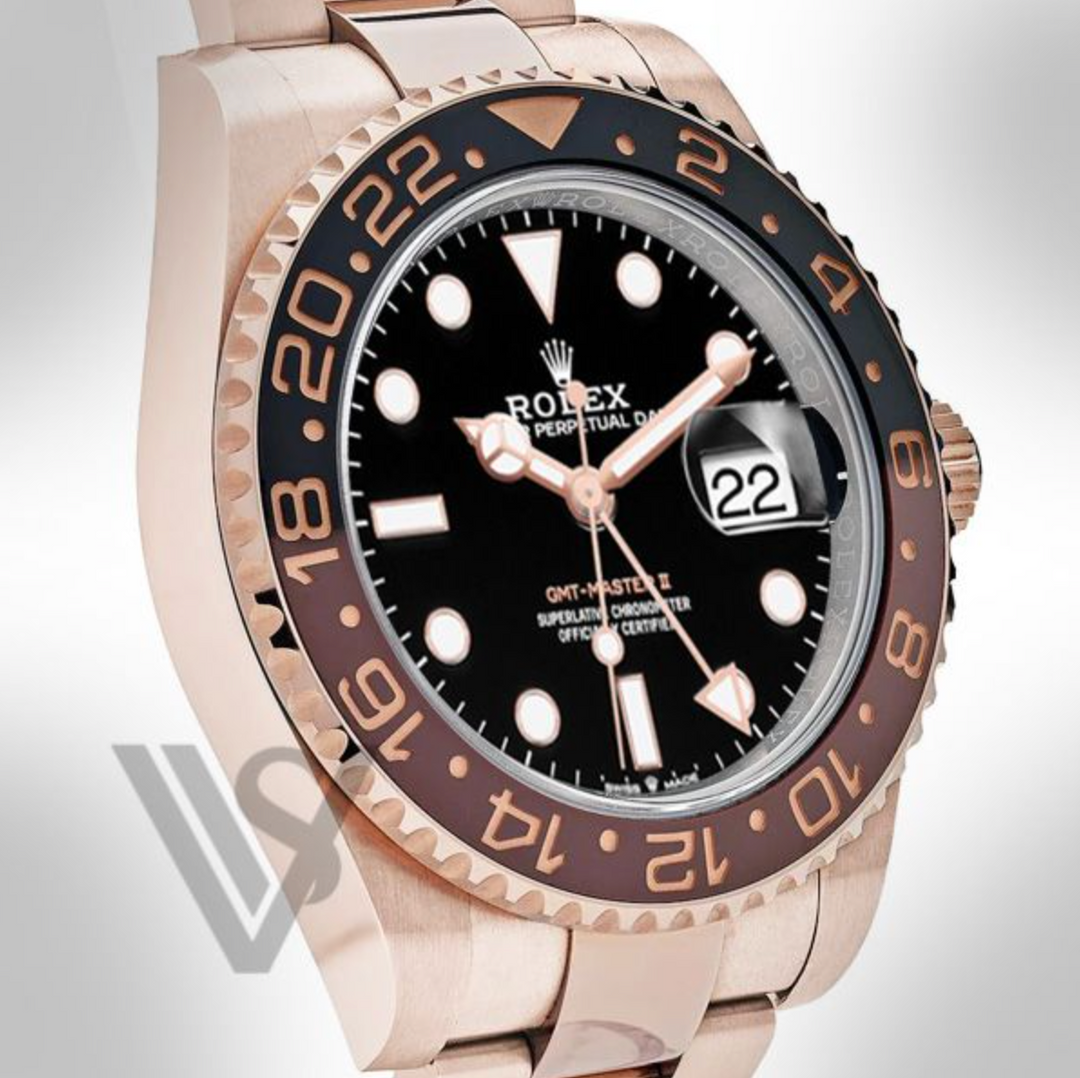 Brand New Rolex - GMT Master II - 40mm Root Beer Stainless Steel Oyster Bracelet (Copy)