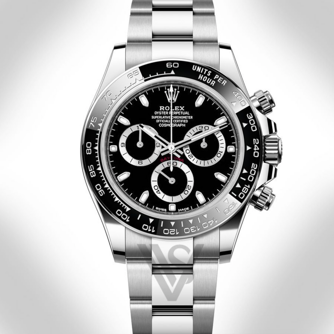 Brand New Rolex Daytona Black Bezel - Black Index Dial - Oyster Bracelet