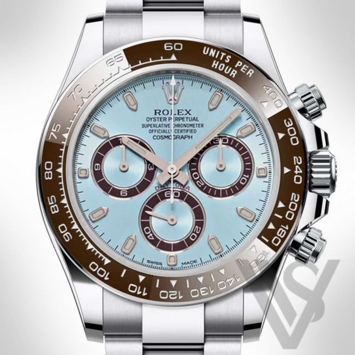 Brand New Rolex - Daytona - 950 Platinum Cosmograph Ice Blue Dial Oyster Bracelet