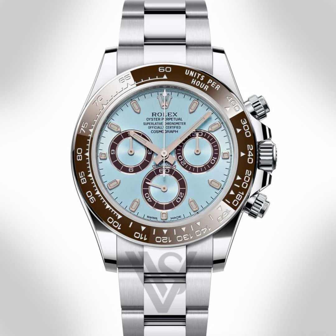 Brand New Rolex - Daytona - 950 Platinum Cosmograph Ice Blue Dial Oyster Bracelet