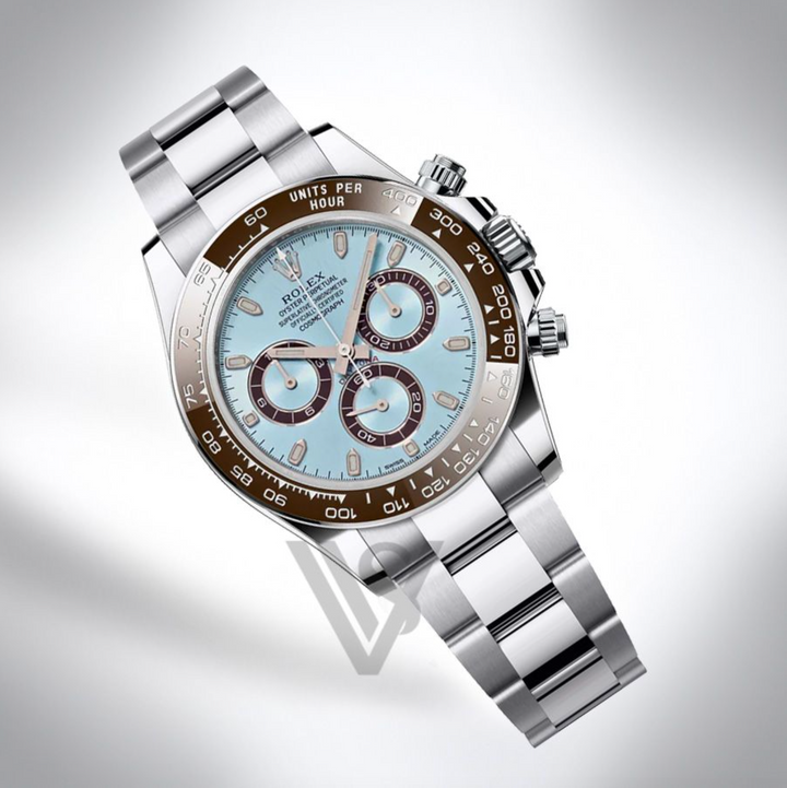 Brand New Rolex - Daytona - 950 Platinum Cosmograph Ice Blue Dial Oyster Bracelet