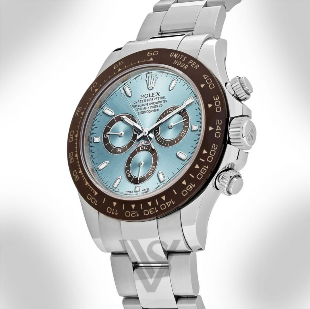 Brand New Rolex - Daytona - 950 Platinum Cosmograph Ice Blue Dial Oyster Bracelet