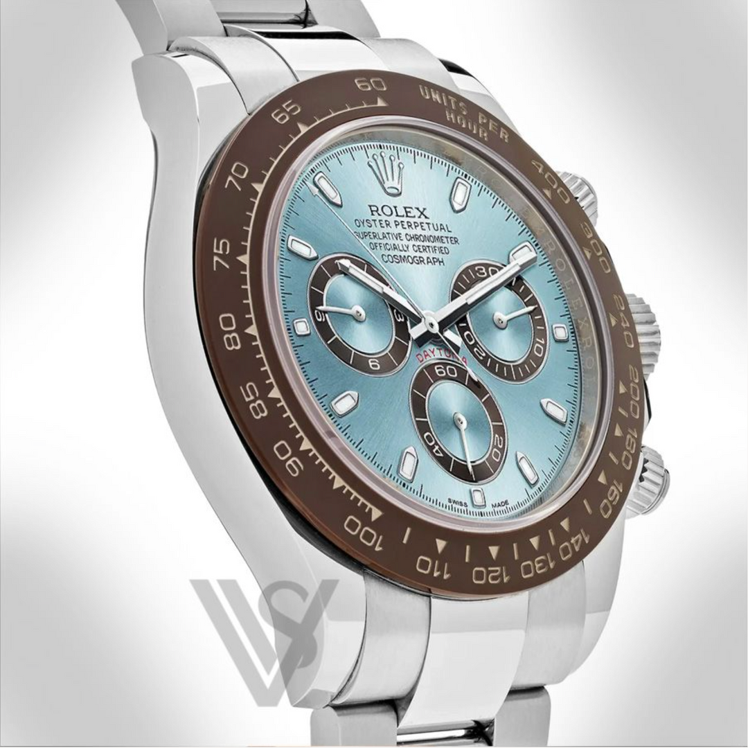 Brand New Rolex - Daytona - 950 Platinum Cosmograph Ice Blue Dial Oyster Bracelet