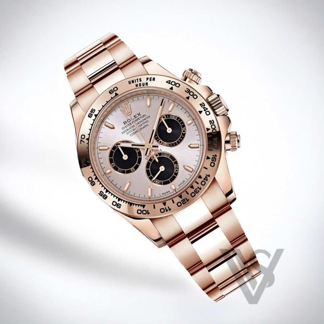 Brand New Rolex - Daytona - Cosmograph Sundust Index Dial 18K Rose Gold Oyster Bracelet