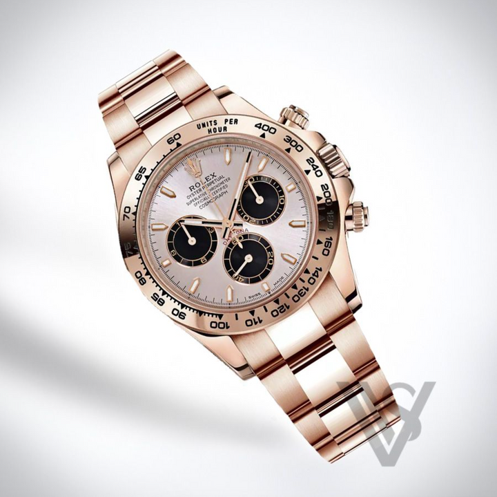 Brand New Rolex - Daytona - Cosmograph Sundust Index Dial 18K Rose Gold Oyster Bracelet