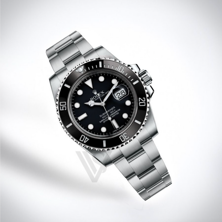 Brand New Rolex Steel Submariner Date Watch - Black Dial