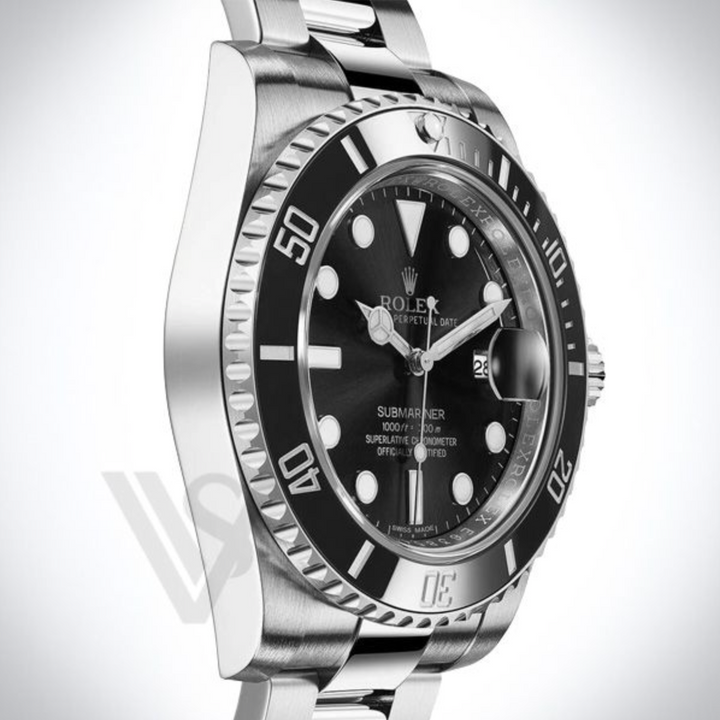 Brand New Rolex Steel Submariner Date Watch - Black Dial