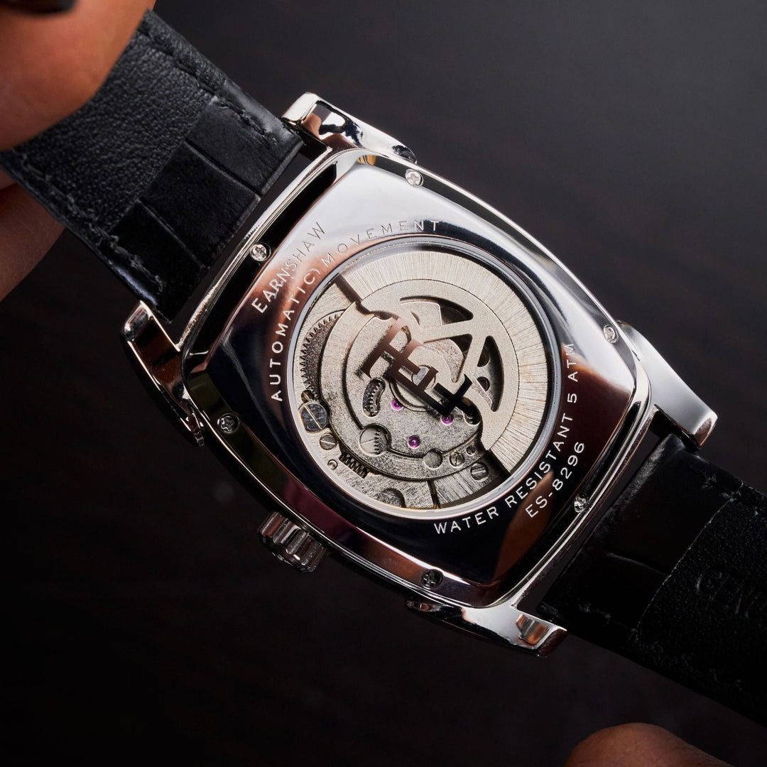 Heritage Kensington Multifunction Automatic Black / Black Leather | Black Dial