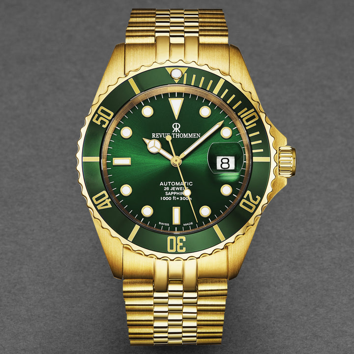 Diver 17571.2214 / Green | Green Dial