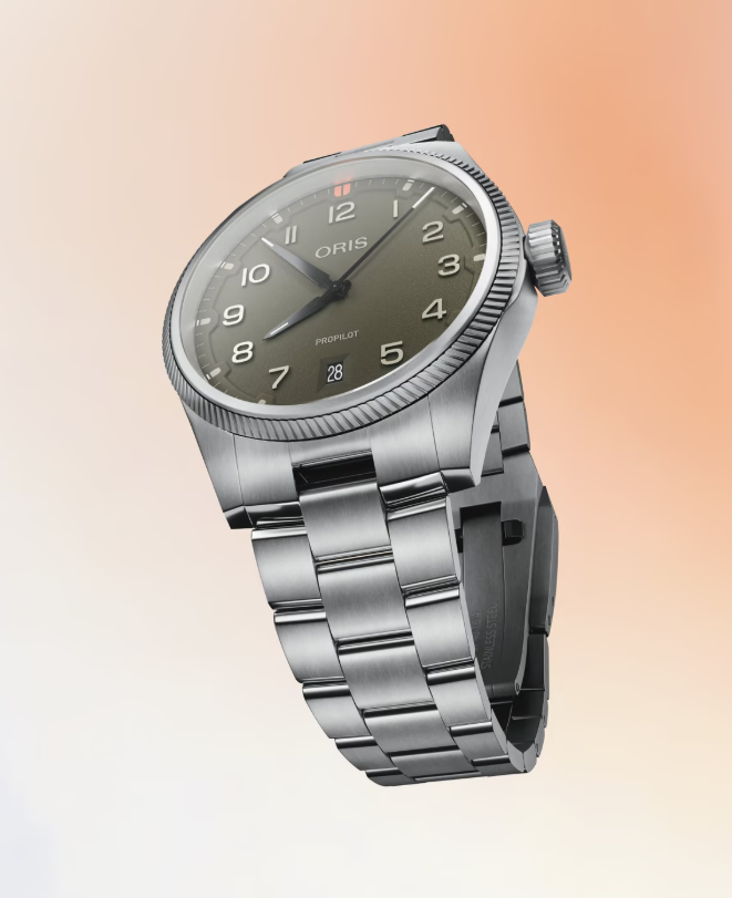 ProPilot Date Green/Silver Stainless Steel Green Dial