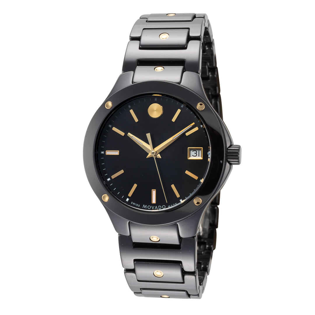 SE 33mm / Black / Black and Yellow | Black Dial