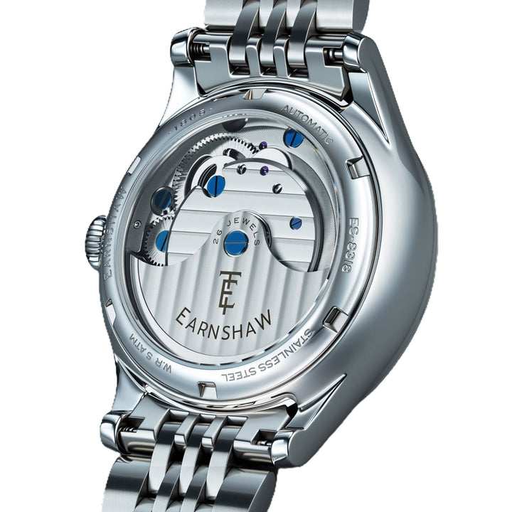 Dalton Fume Blue  / Silver Stainless Steel Bracelet Blue Dial