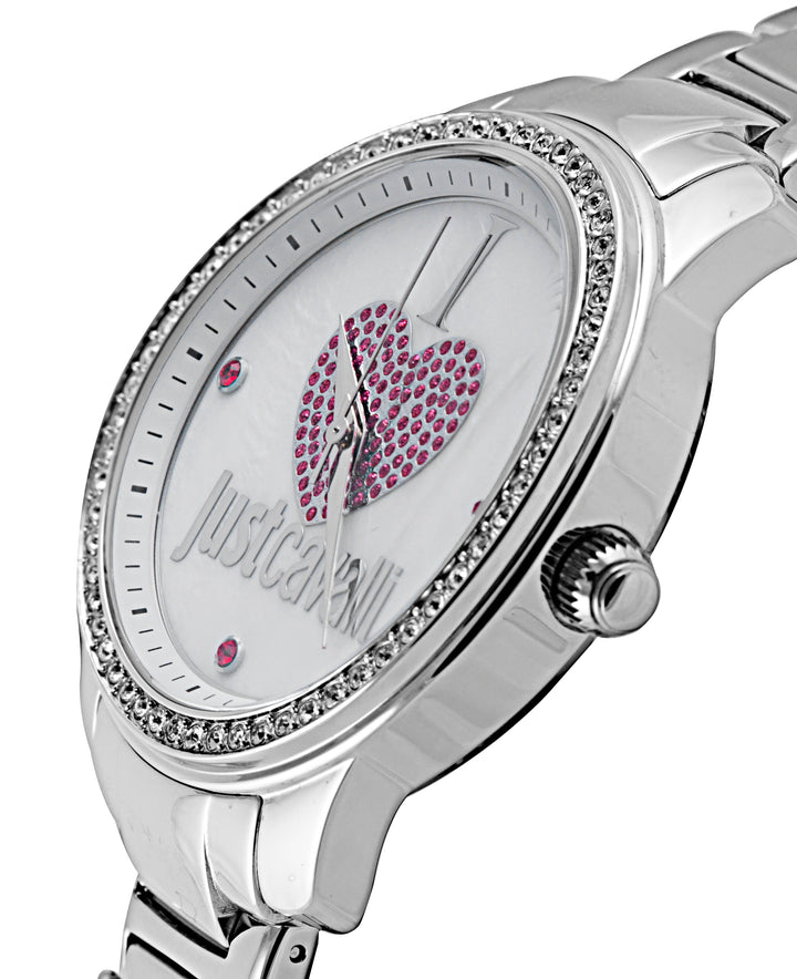 Just Cavalli 40mm / Red / White | White Dial