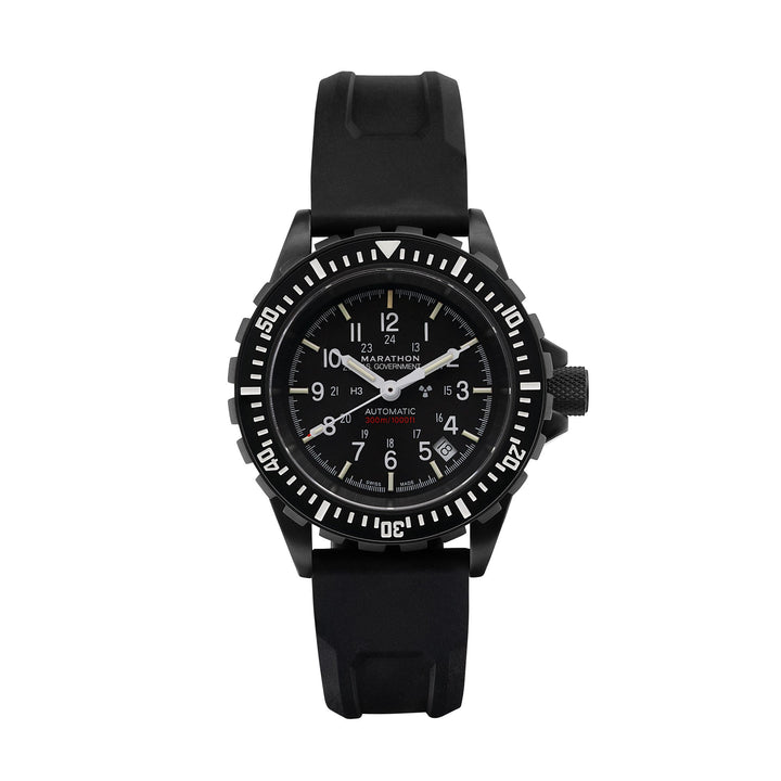 Dive BLACK/BKSS 3PC RUBBER (WW194006BK-0030) Black Dial