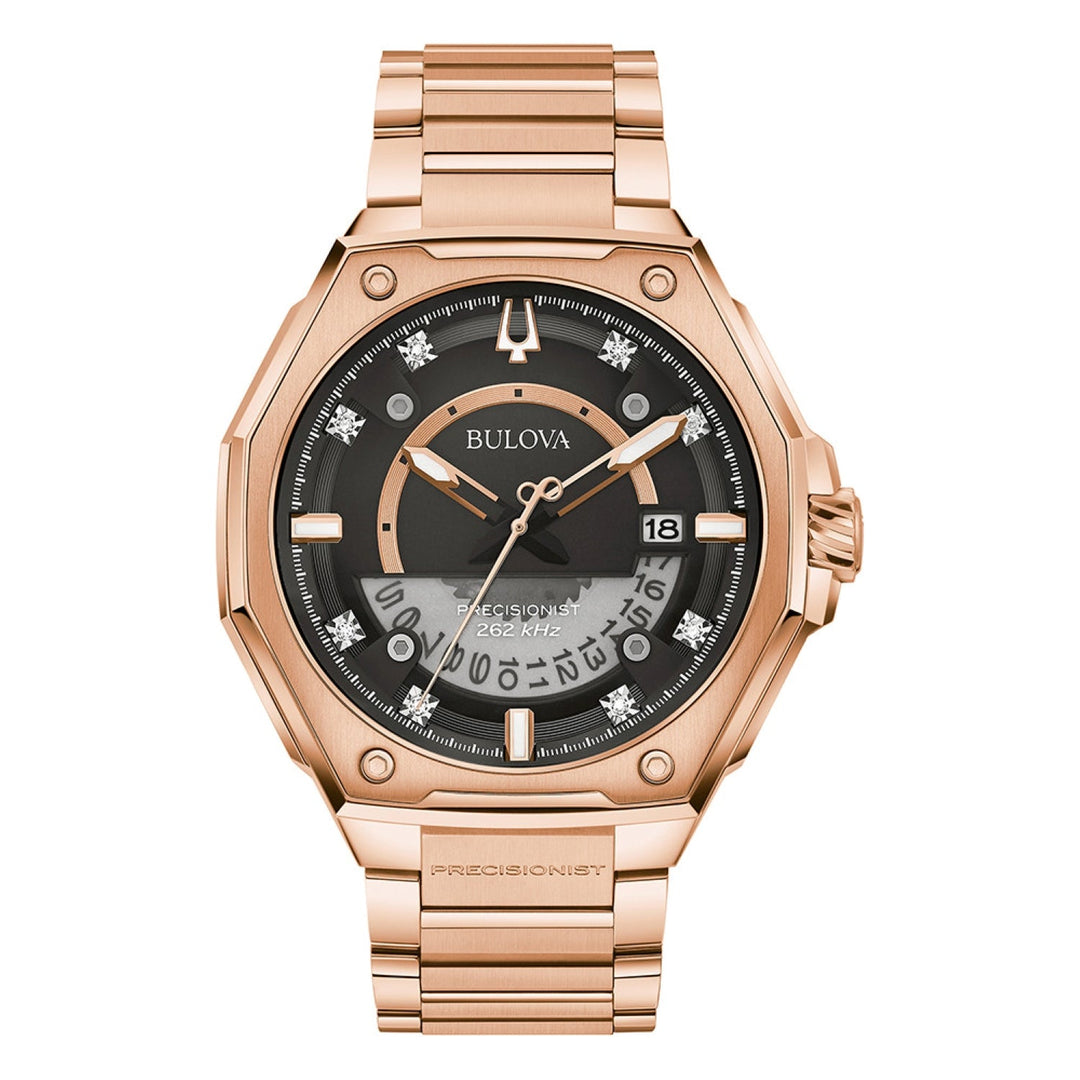 Bulova 45mm / Rose Gold | Black Dial