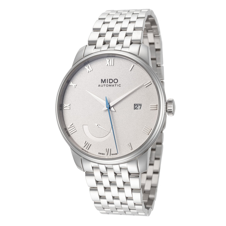 Baroncelli 40mm / White / Silver | White Dial
