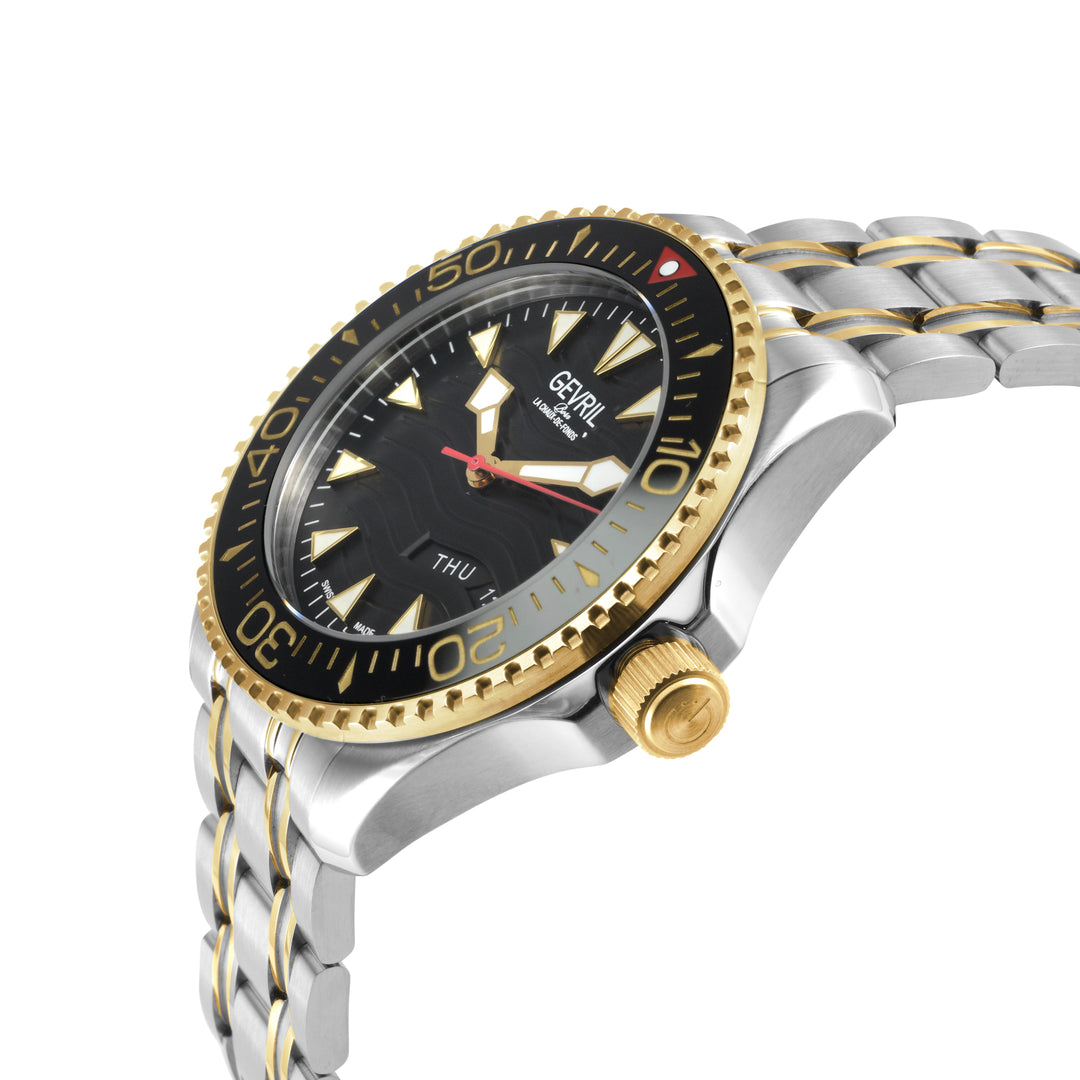 Hudson Yards Swiss Automatic Custom made SW220 - Day/Date display Diver watch, B
