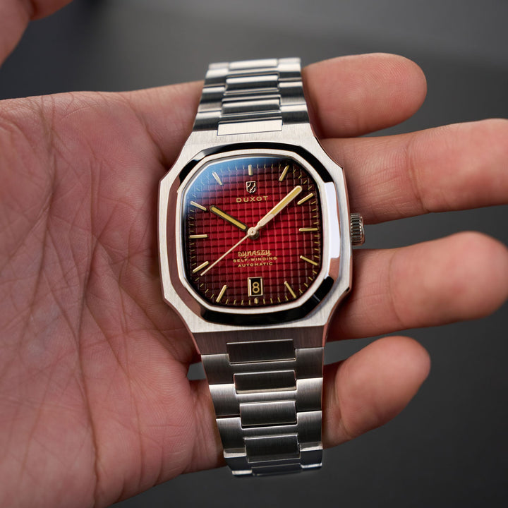 Colmar Red / Stainless Steel | Red Dial