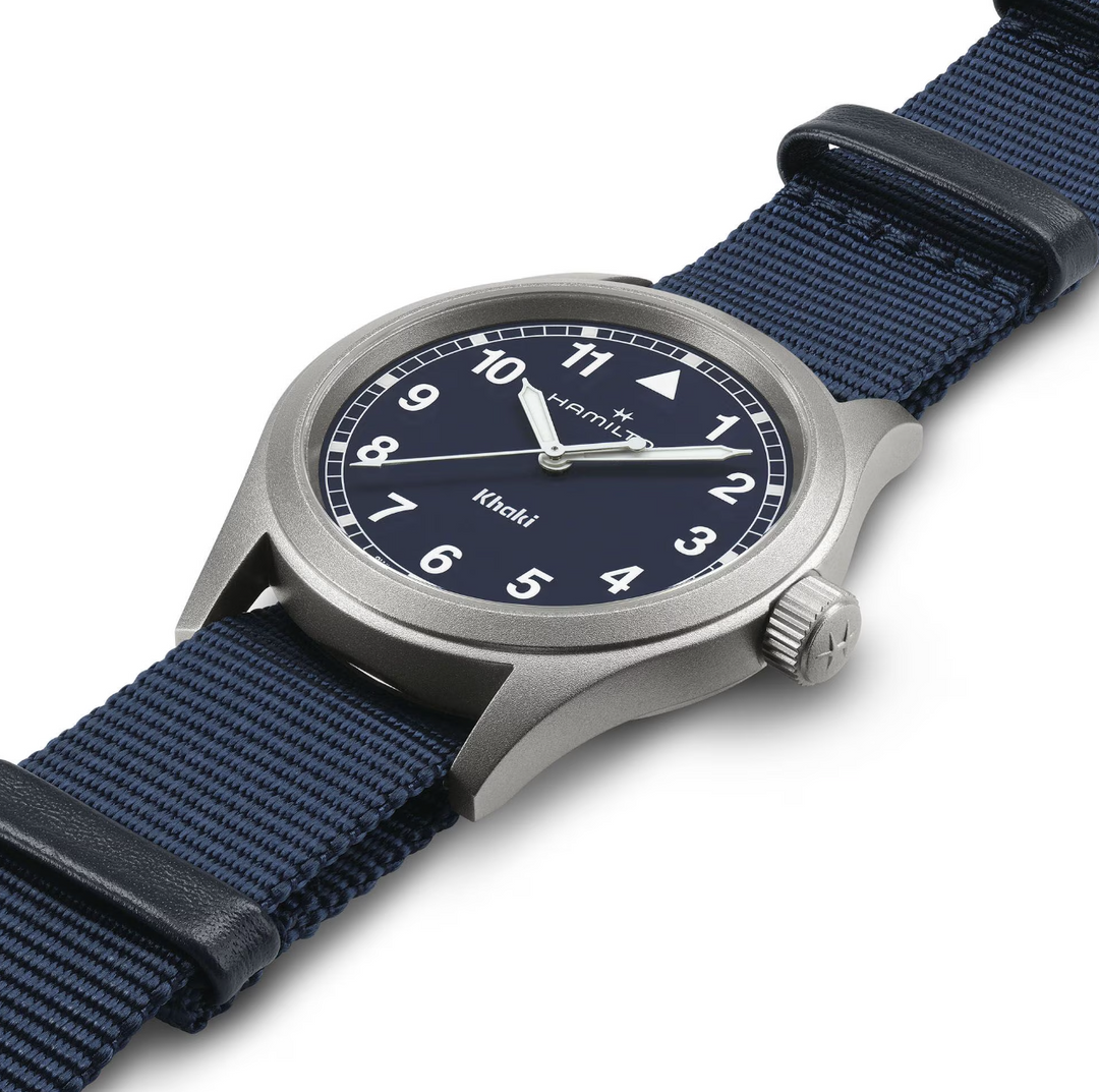 KHAKI FIELD Blue / 38mm Blue Dial