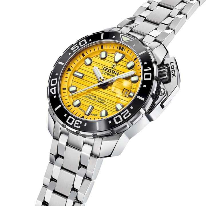 Odyssey Diver Yellow / Stainless Steel Yellow Dial