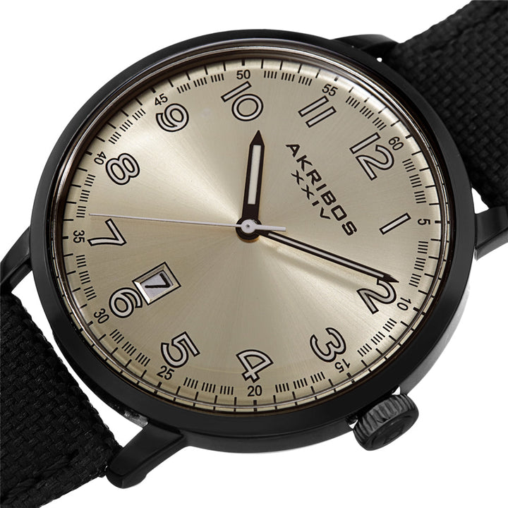 Quartz Silver Dial Men's Watch Black | Silver Dial