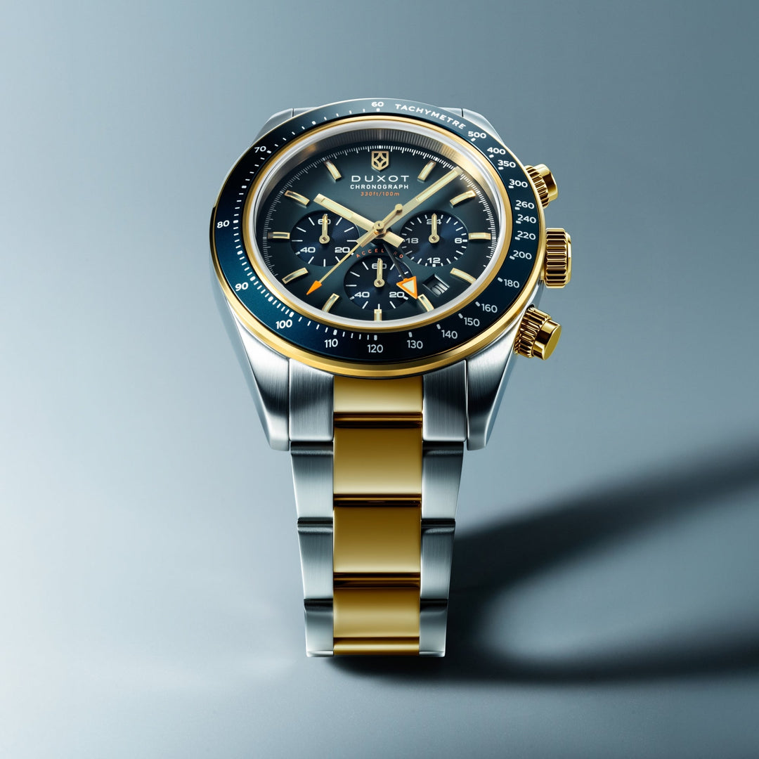 Vitesse Dual Time Chronograph Blue / Stainless Steel | Blue Dial
