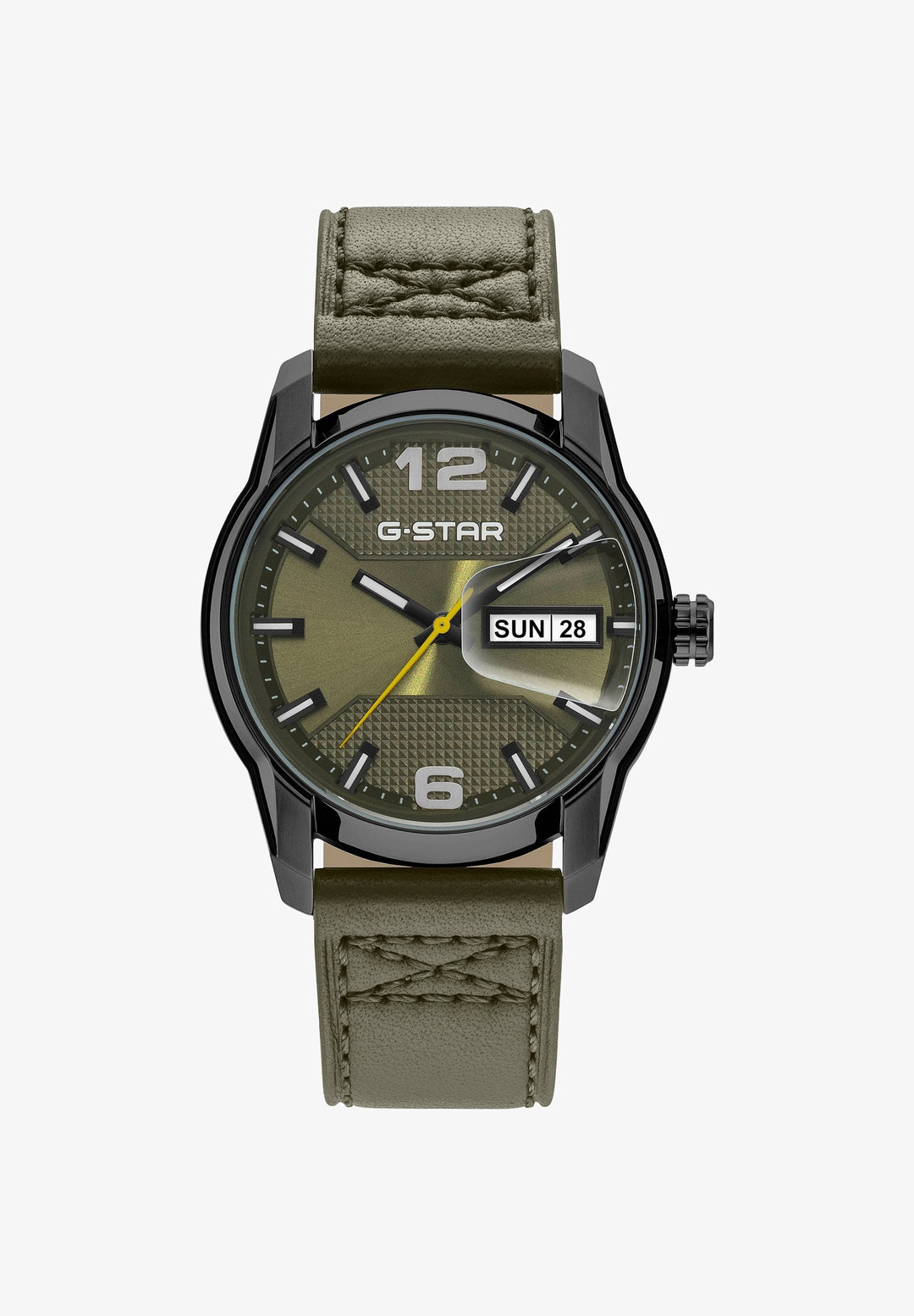 Selvedge Olive Green Dial / Olive Green Leather Strap Olive Green Dial