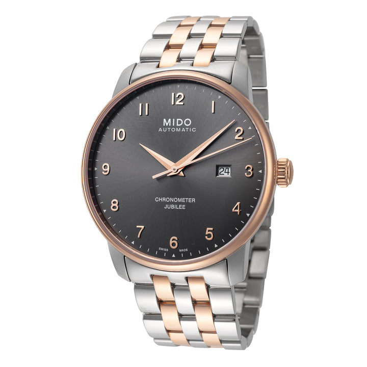 Baroncelli Jubilee 42mm / Anthracite / Silver and Rose Gold | Anthracite Dial