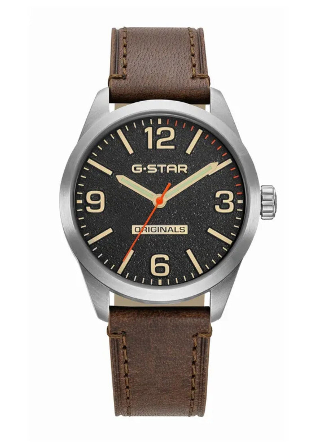 Originals Black Dial / Brown Leather Strap Black Dial