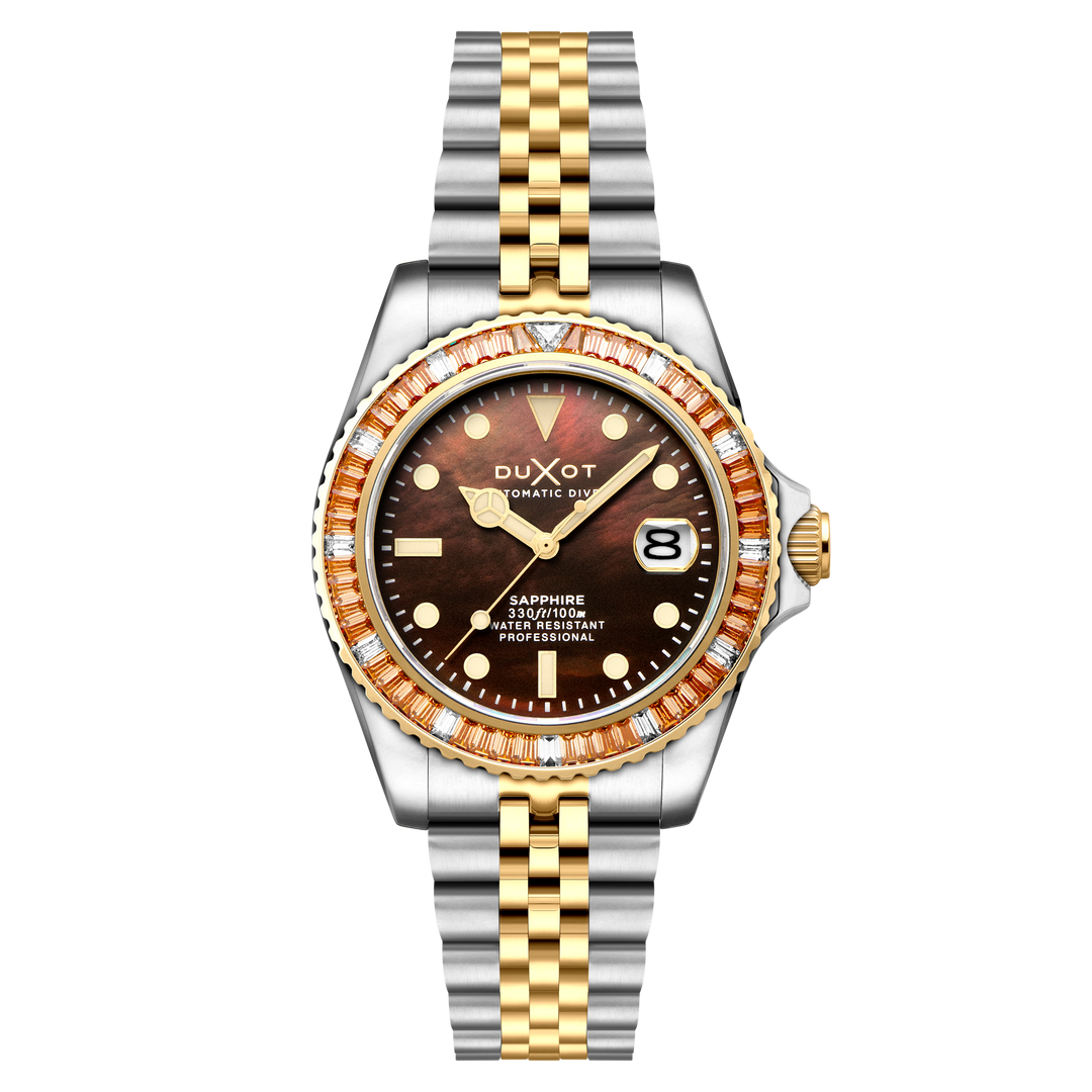 Atlantica 40 Rainbow Automatic Brown / Stainless Steel | Brown Dial