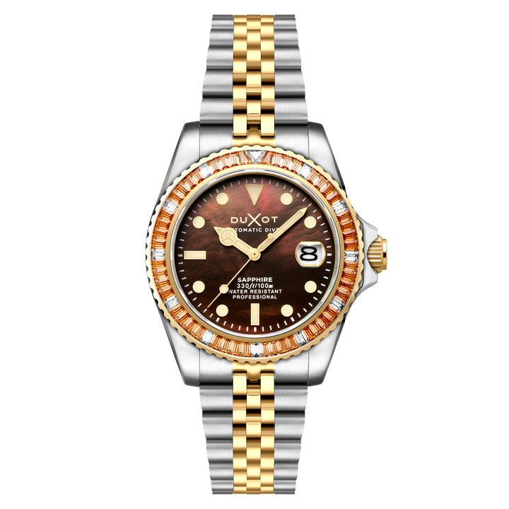 Atlantica 40 Rainbow Automatic Brown / Stainless Steel | Brown Dial