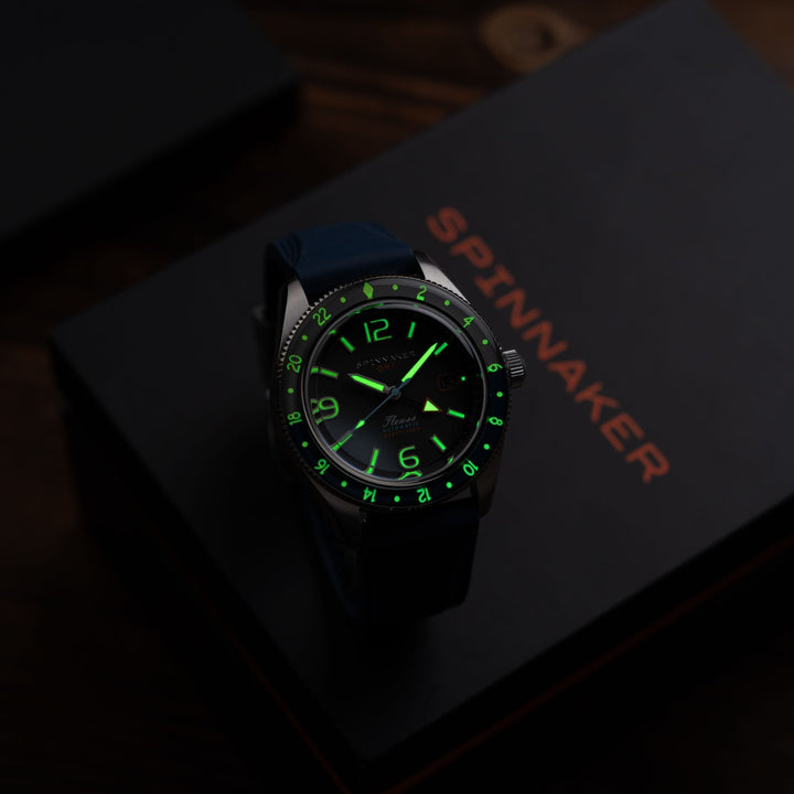 Spinnaker Fleuss GMT Automatic Grey / Stainless Steel | Grey Dial