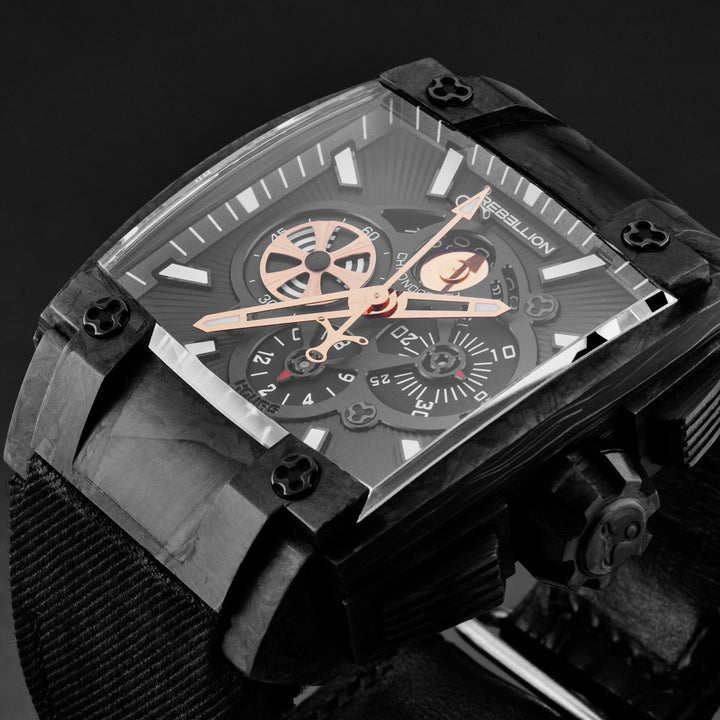 Re1 RBRE1CHSB.BKG1 / Black | Black Dial