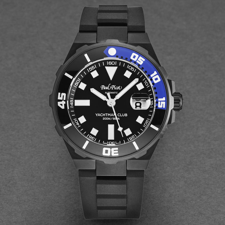 YachtmanClub P1251NNB3614CM1 / Black | Black Dial