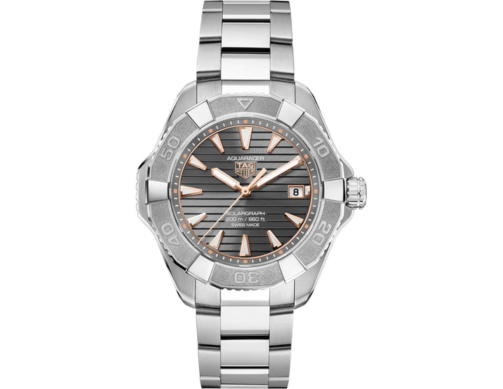 Aquaracer Professional 200 Solargraph Solar Quartz gray Dial / Titanium Bracelet