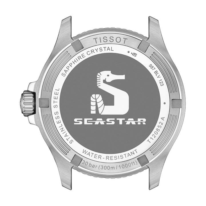 Seastar 1000 GMT Black / Rubber | Black Dial