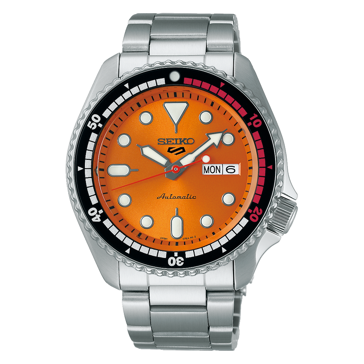 5 Sports SKX Series 55th Anniversary Limited Edition Orange Dial / Stainless Ste