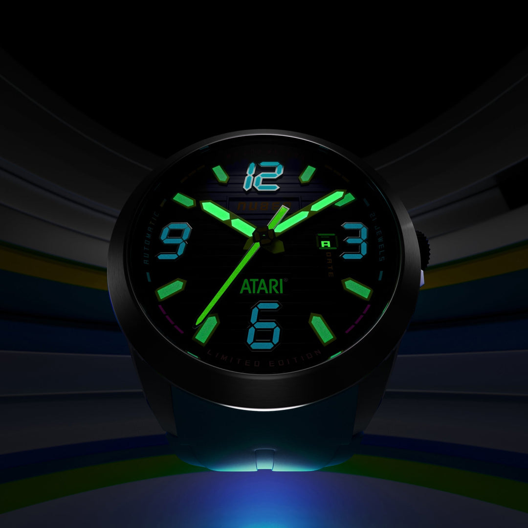 Torrent Automatic Atari Rainbow Limited Edition Blue / Blue Rubber BLUE Dial