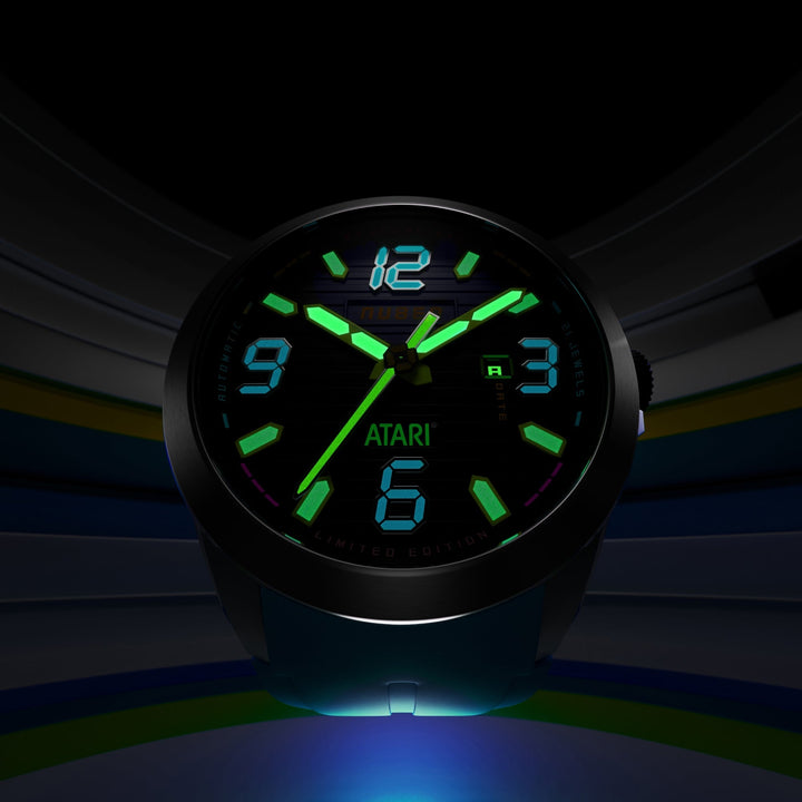 Torrent Automatic Atari Rainbow Limited Edition Blue / Blue Rubber BLUE Dial