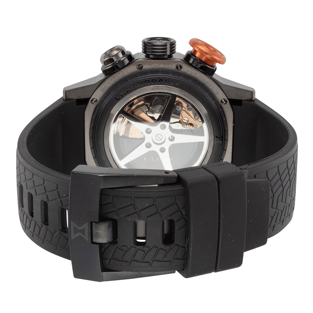 Chronorally 45mm / Black and Orange / Black | Black and Orange Dial