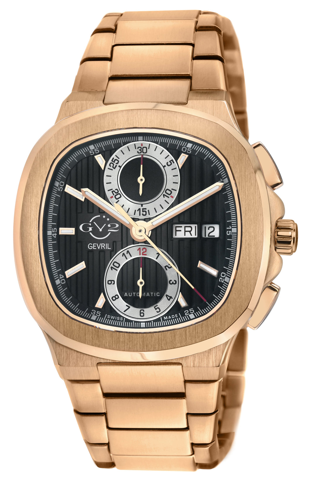 Potente - Chronograph Swiss Automatic Chronograph, IPRG Case, Black Dial, IPRG B