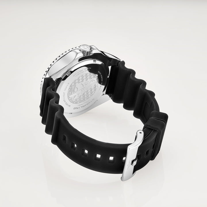 Aquadiver 3950r Black/Rubber | Black Dial