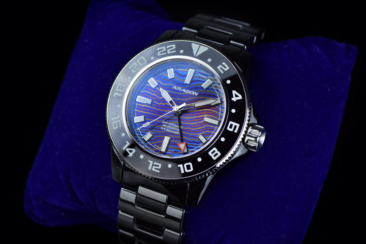 Hercules GMT 9075 44mm Damascus Dial