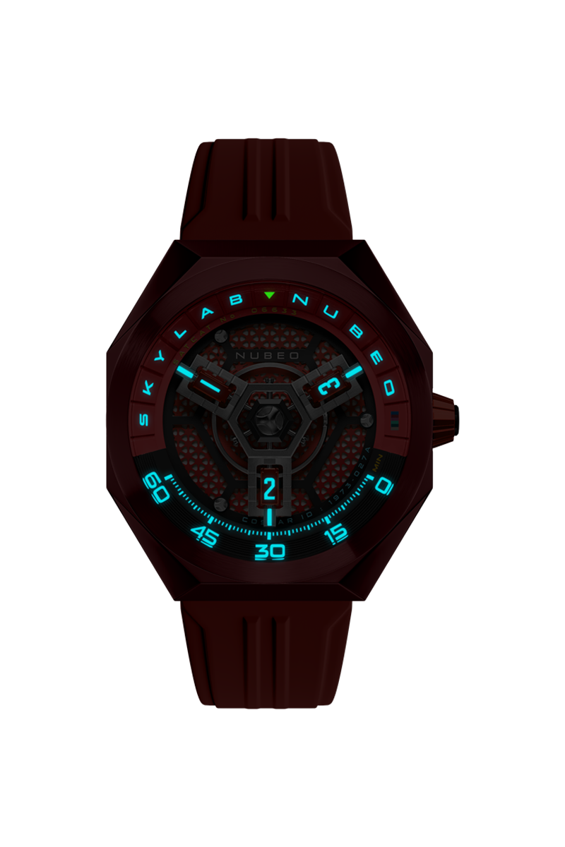 Skylab Automatic Limited Edition Set Red / Rubber | Red Dial