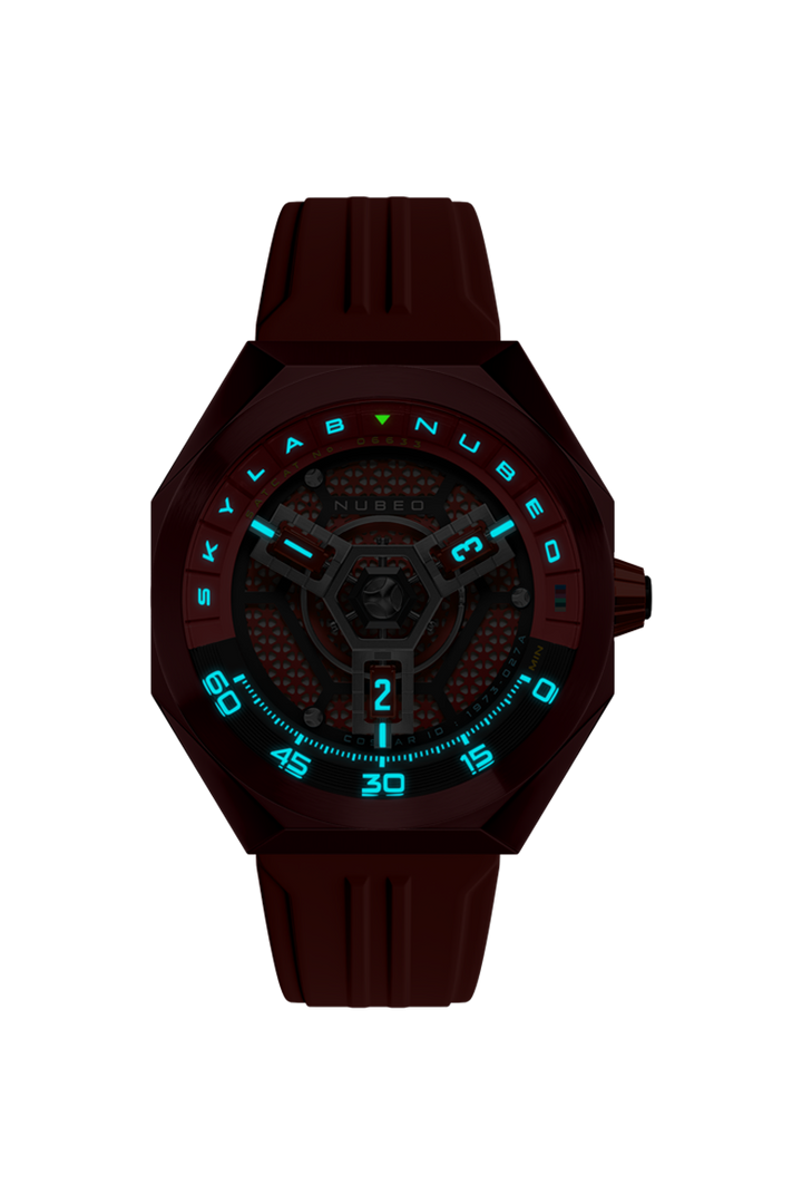 Skylab Automatic Limited Edition Set Red / Rubber | Red Dial