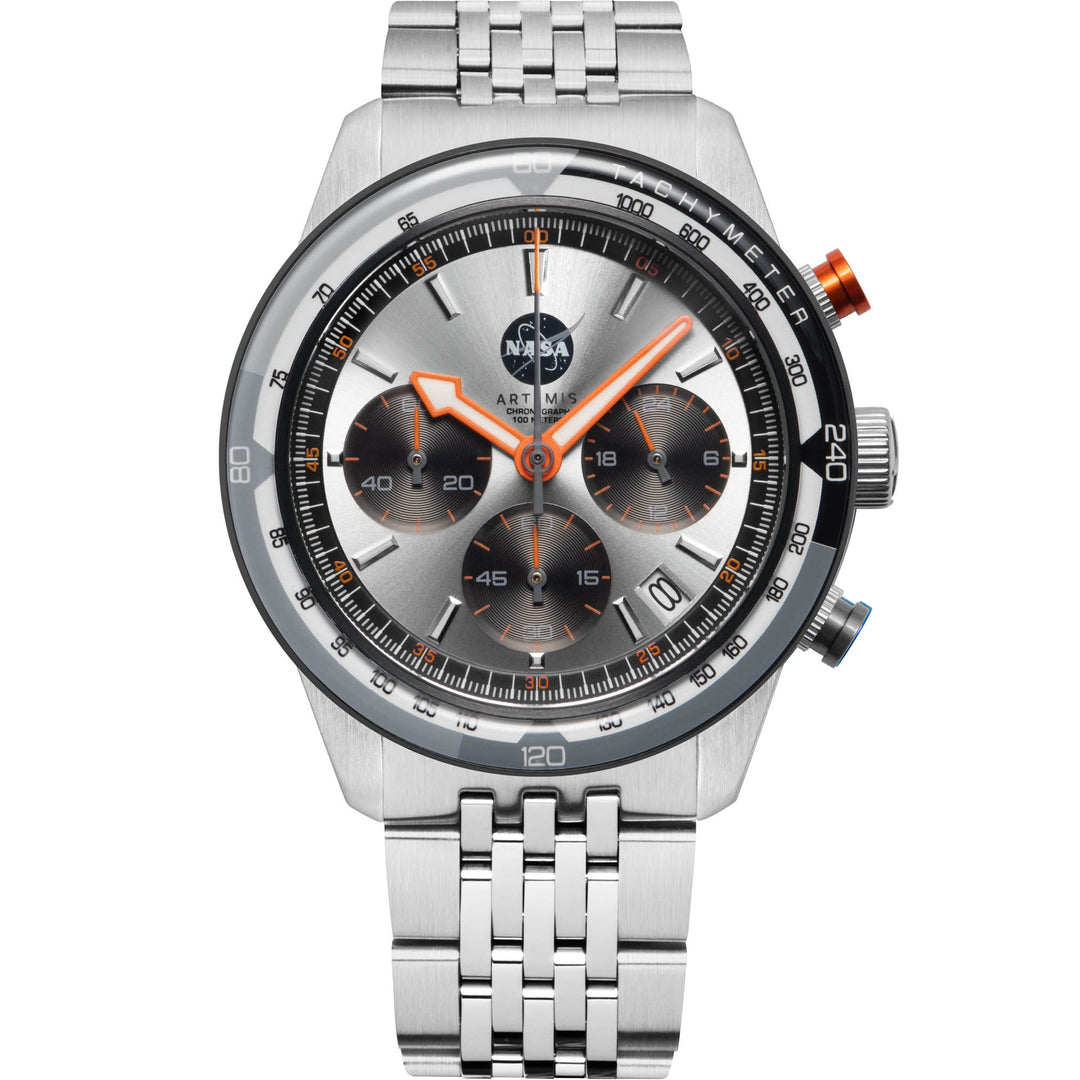 NASA Artemis Chronograph Orion Silver Dial
