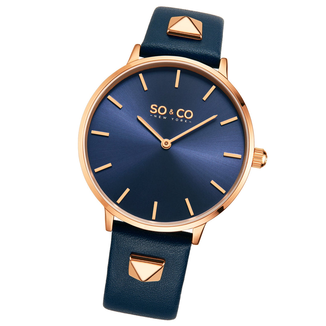 Madison Blue/Leather | Blue Dial